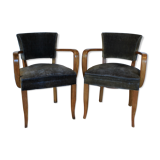 Pair of bridge chairs