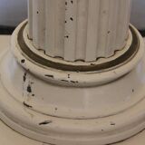Egyptian style wooden fluted column capital
