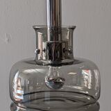 Smoked glass suspension from the 60s/70s by Limburg