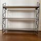 Vintage wood and metal shelf