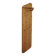 Sculptural wall coat rack in modern Danish design, made of solid pine, 1980s.