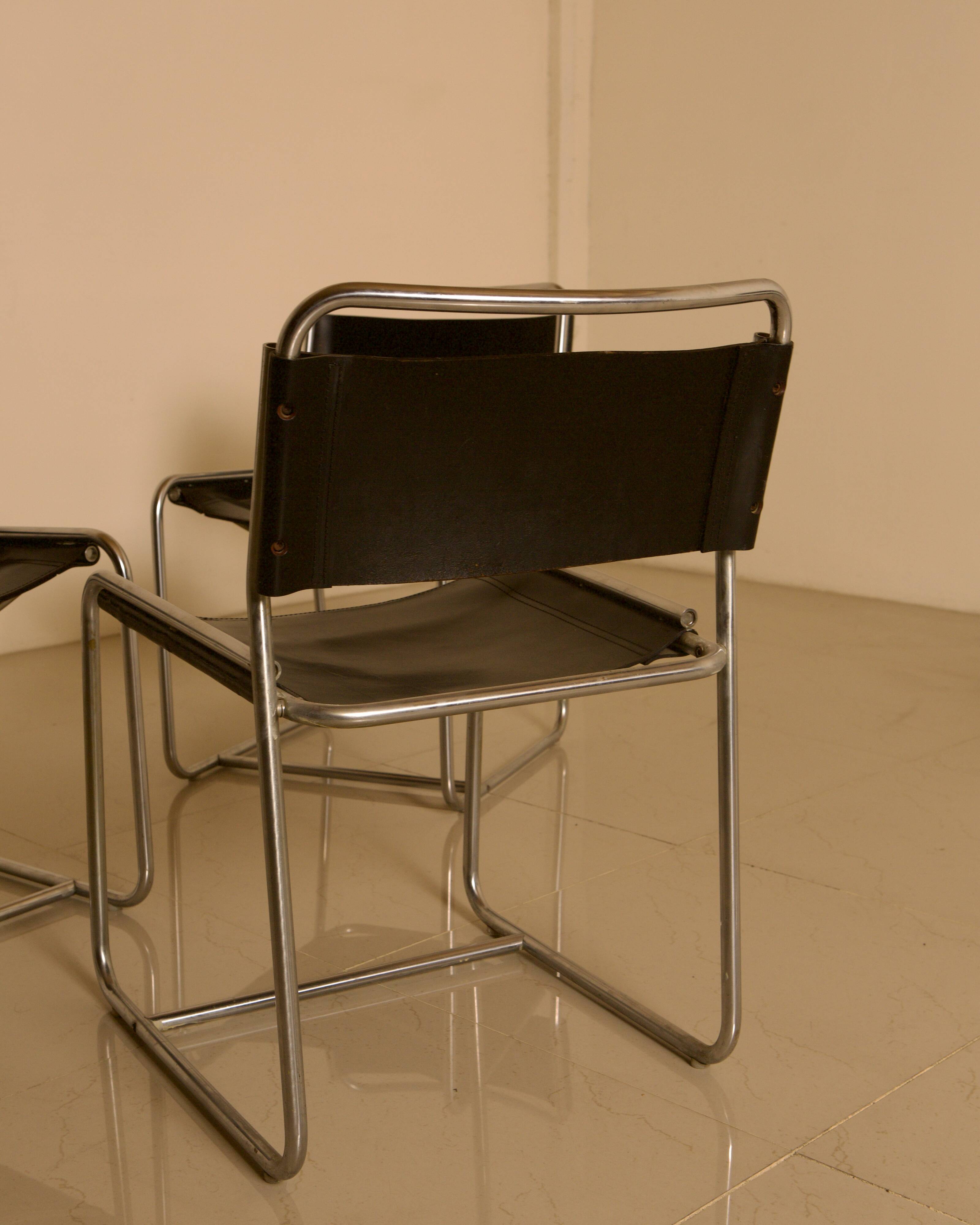 Set of 4 SE18 chairs — Claire Bataille & Paul Ibens / Spectrum, year
