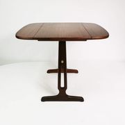 Teak & rosewood extendable table, Denmark, 1960s