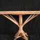 Children's wooden lounge and chestnut weaving
