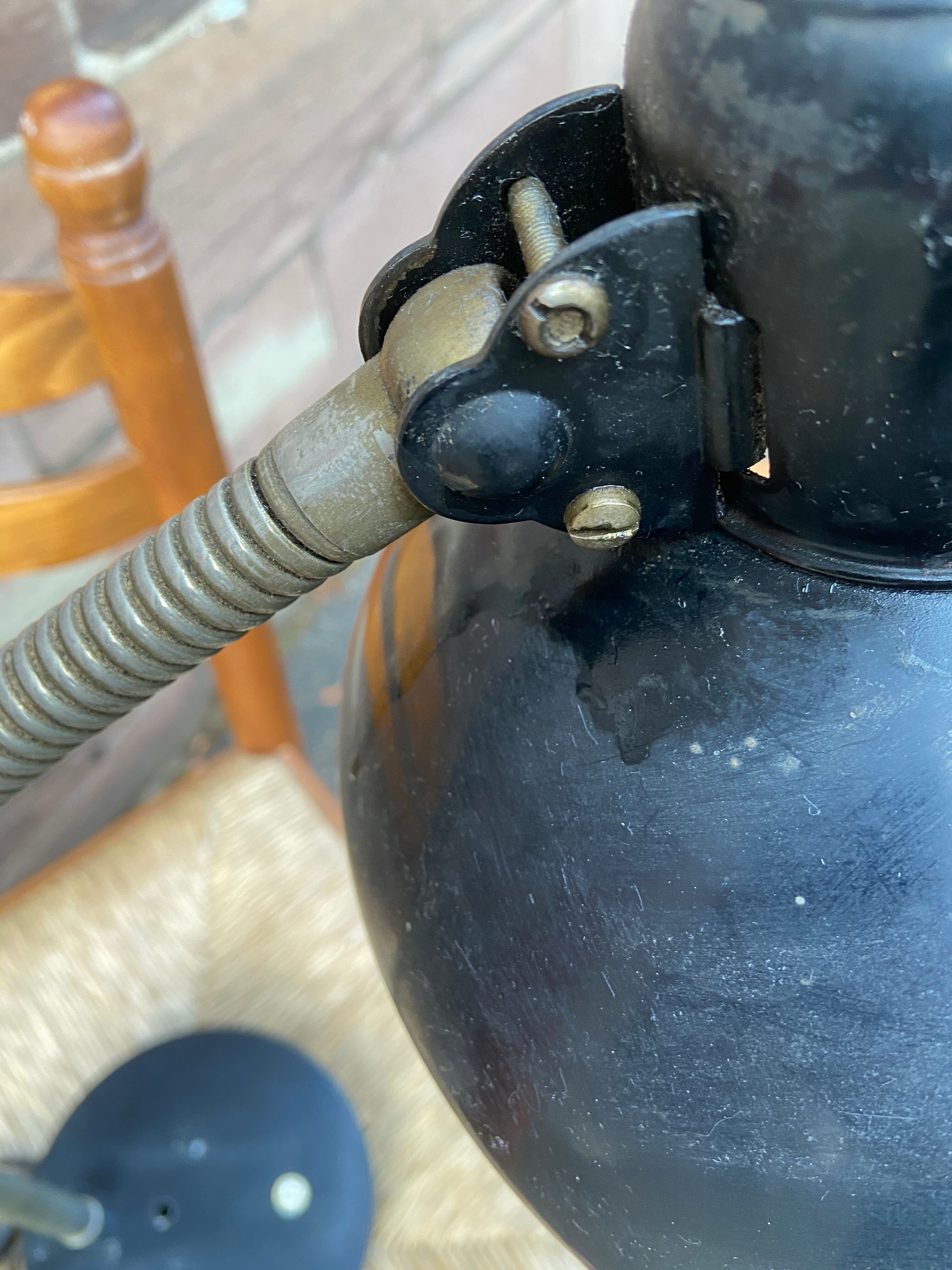 Vintage table lamp 6556 by Christian Dell for Kaiser Idell