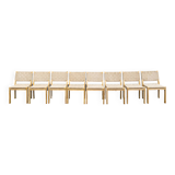 Sedie da pranzo modello 611 di Alvar Aalto per Artek, anni '70 , Set of 8