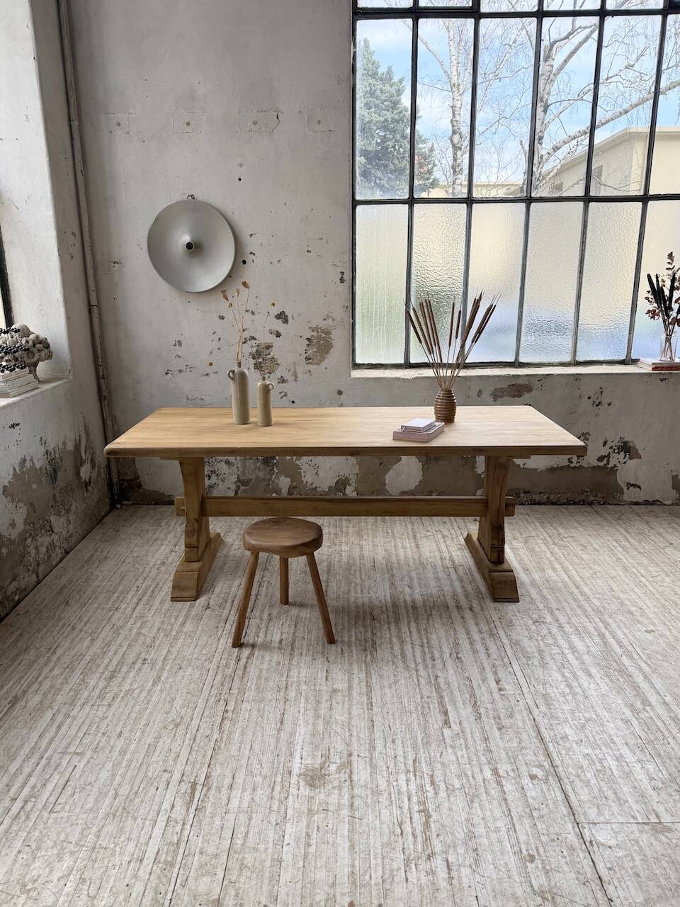 Beech monastery table 2m