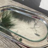 Silver-plated duck foie gras dish