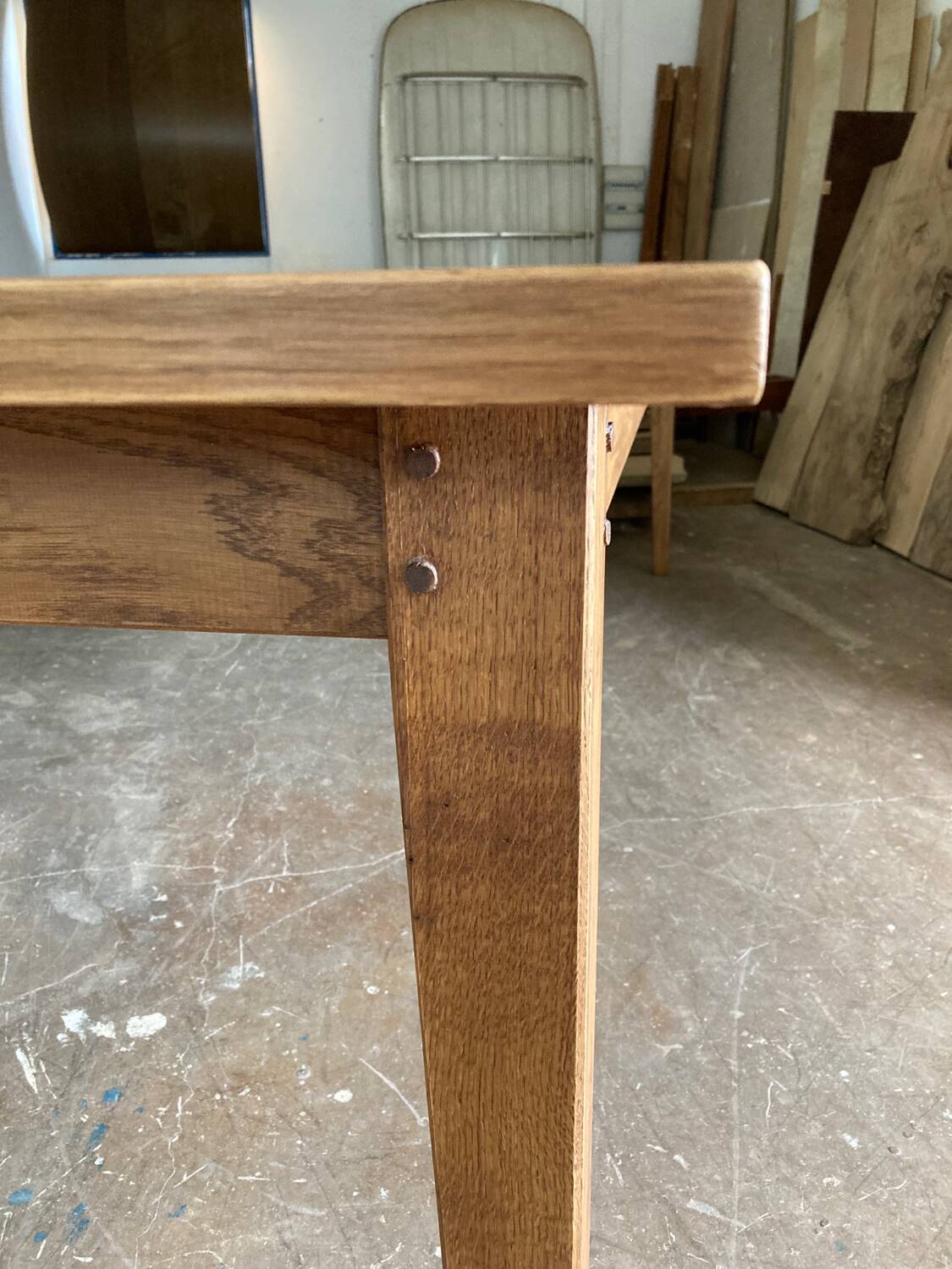 XXL farm table in solid oak