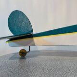 Avion en bois, jouet vintage, années 70