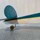 Wooden airplane, vintage toy, 70s