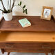 Vintage oak commode from the 1960s.