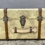 Malle en bois beige