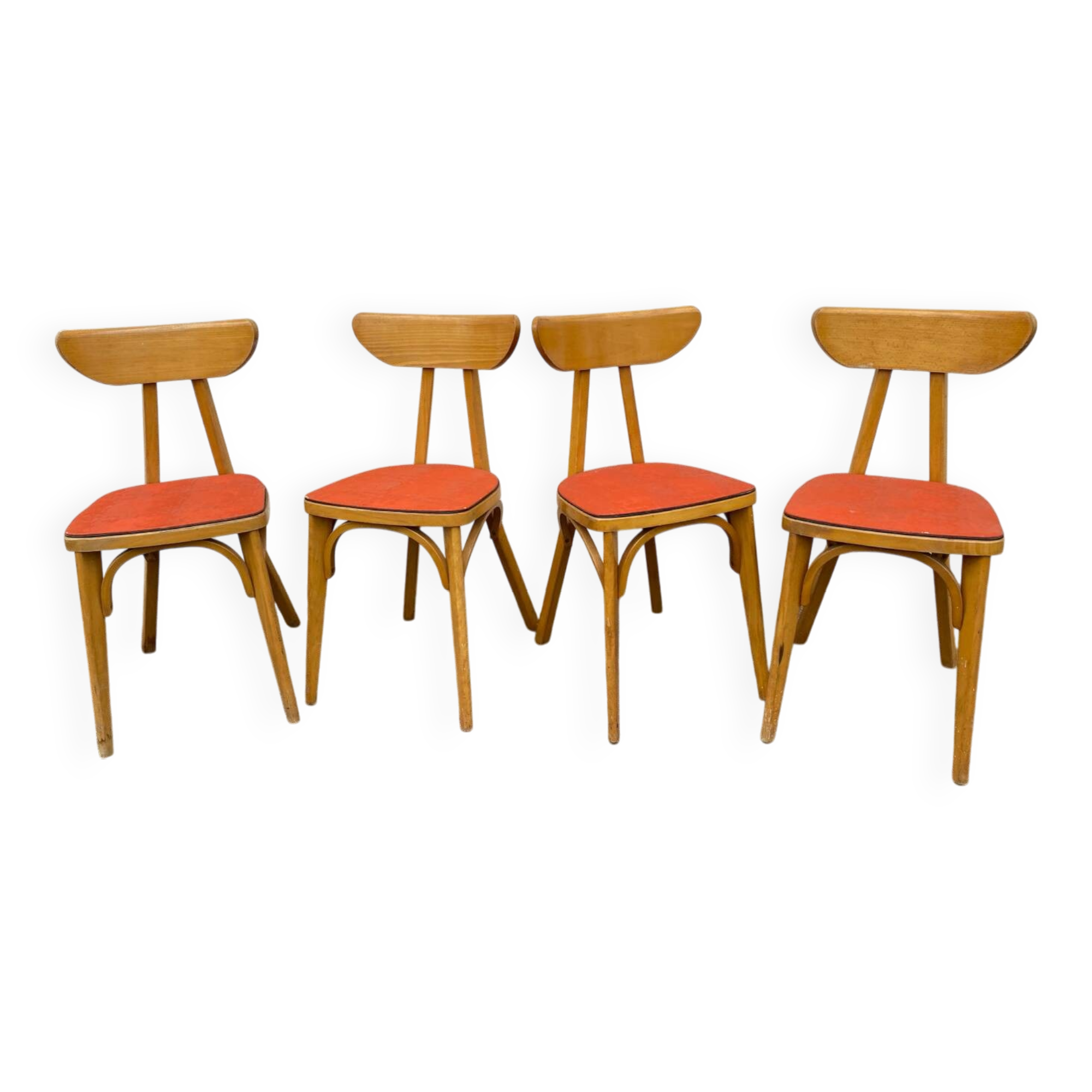 4 Luterma banana bistro chairs