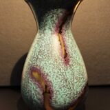 Vase Jasba à patine bleu et or c. 1950-1960