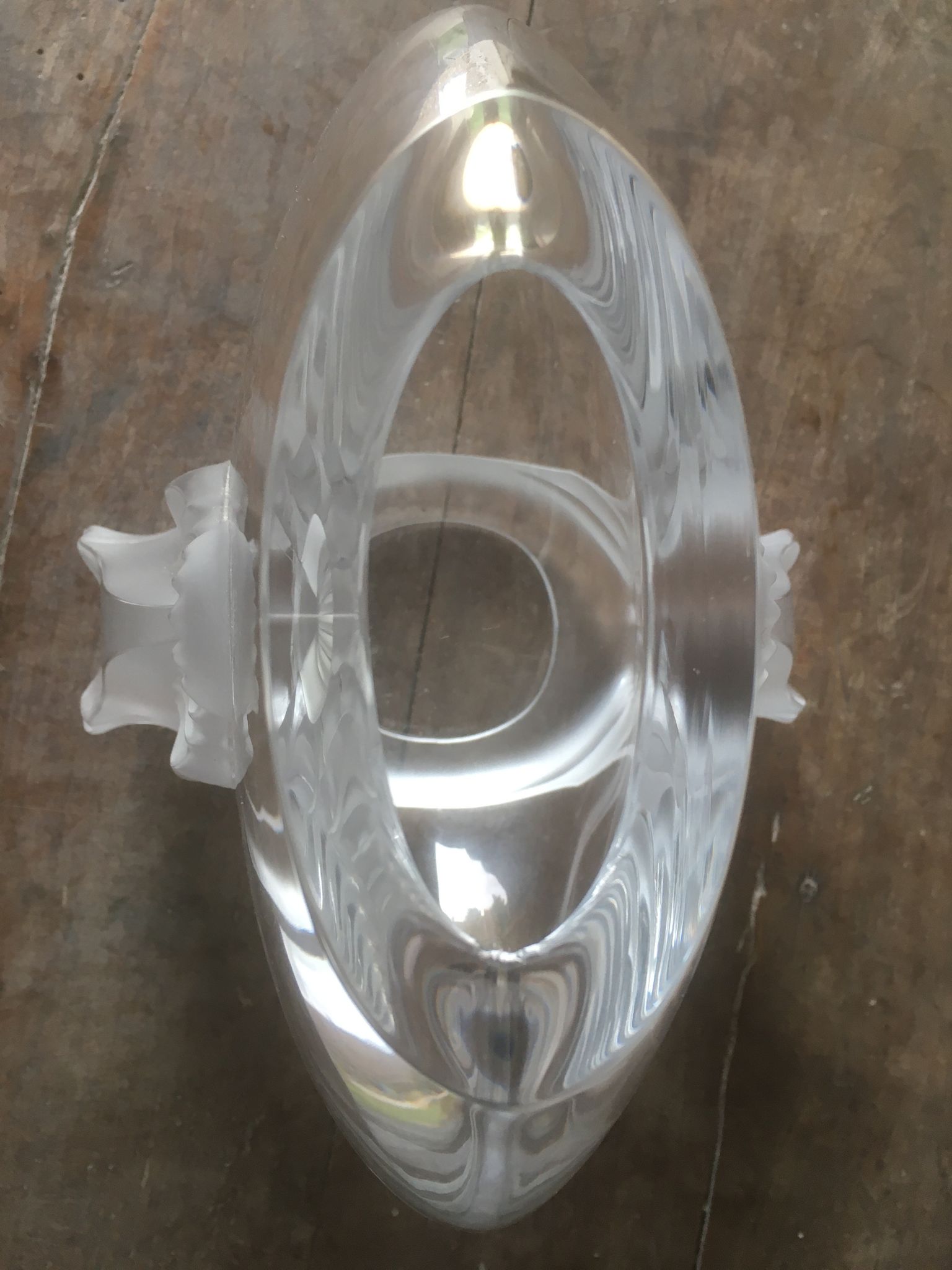 Garance vase in Lalique crystal