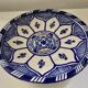 Cobalt blue Moroccan plate
