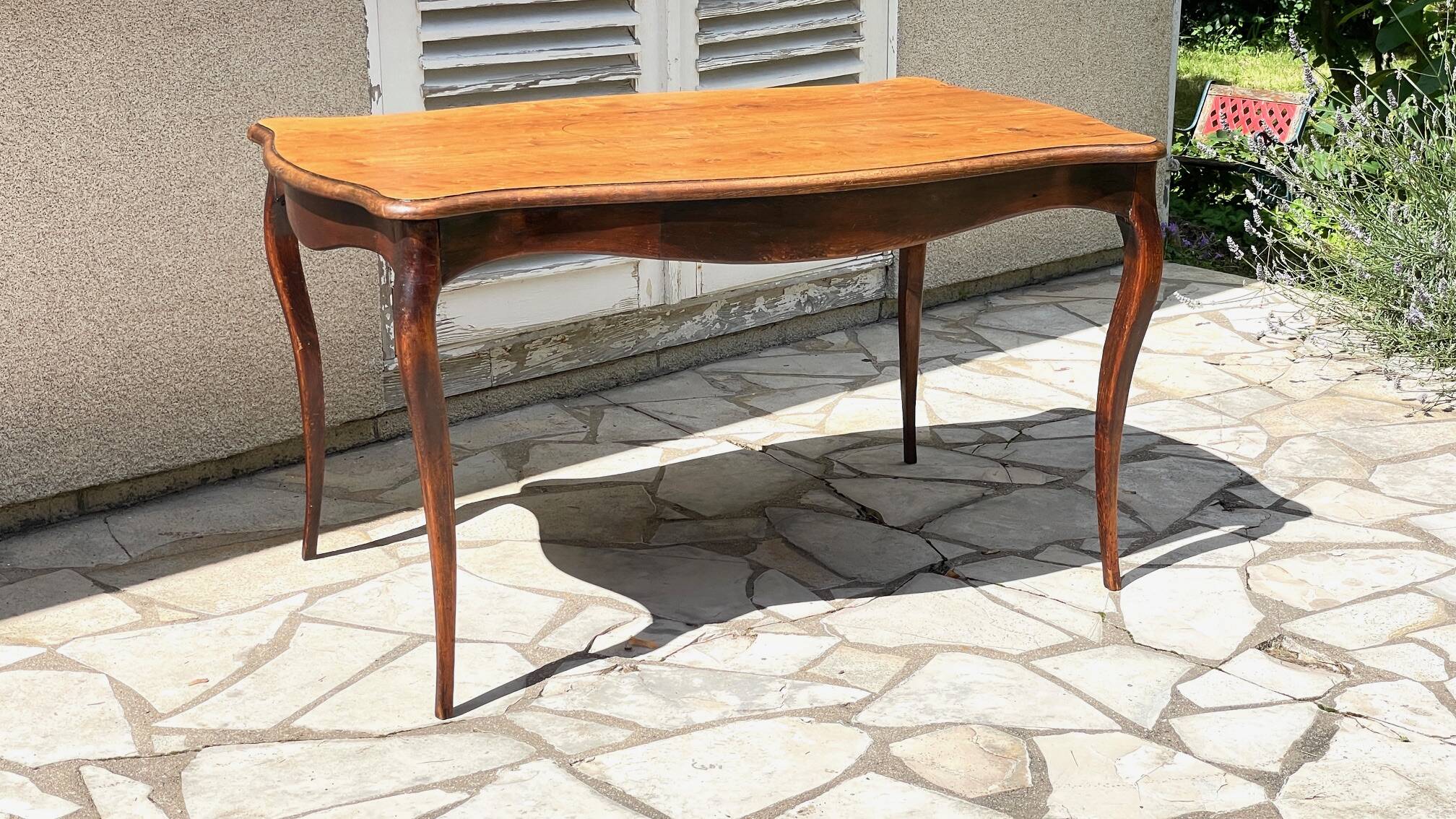 TABLE BUREAU Pieds Courbés