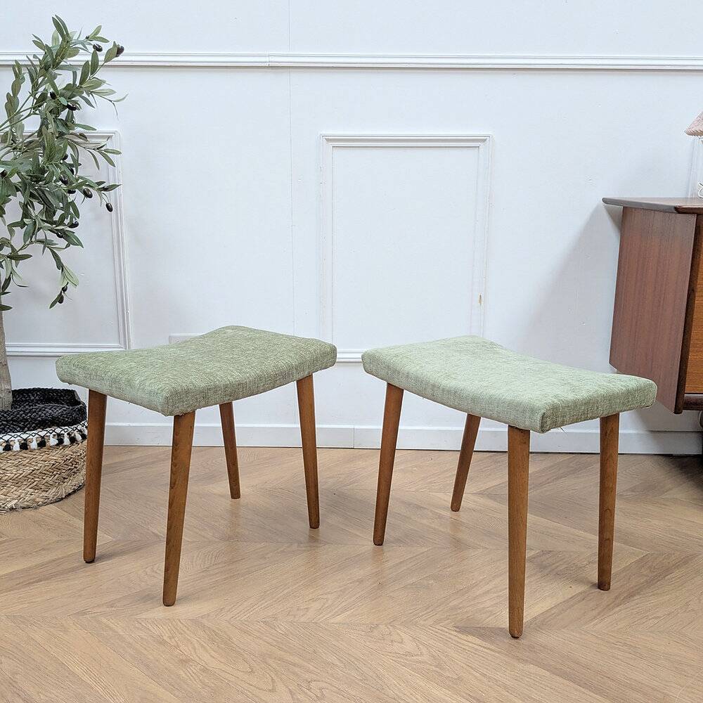 Set of 2 Scandinavian footrests