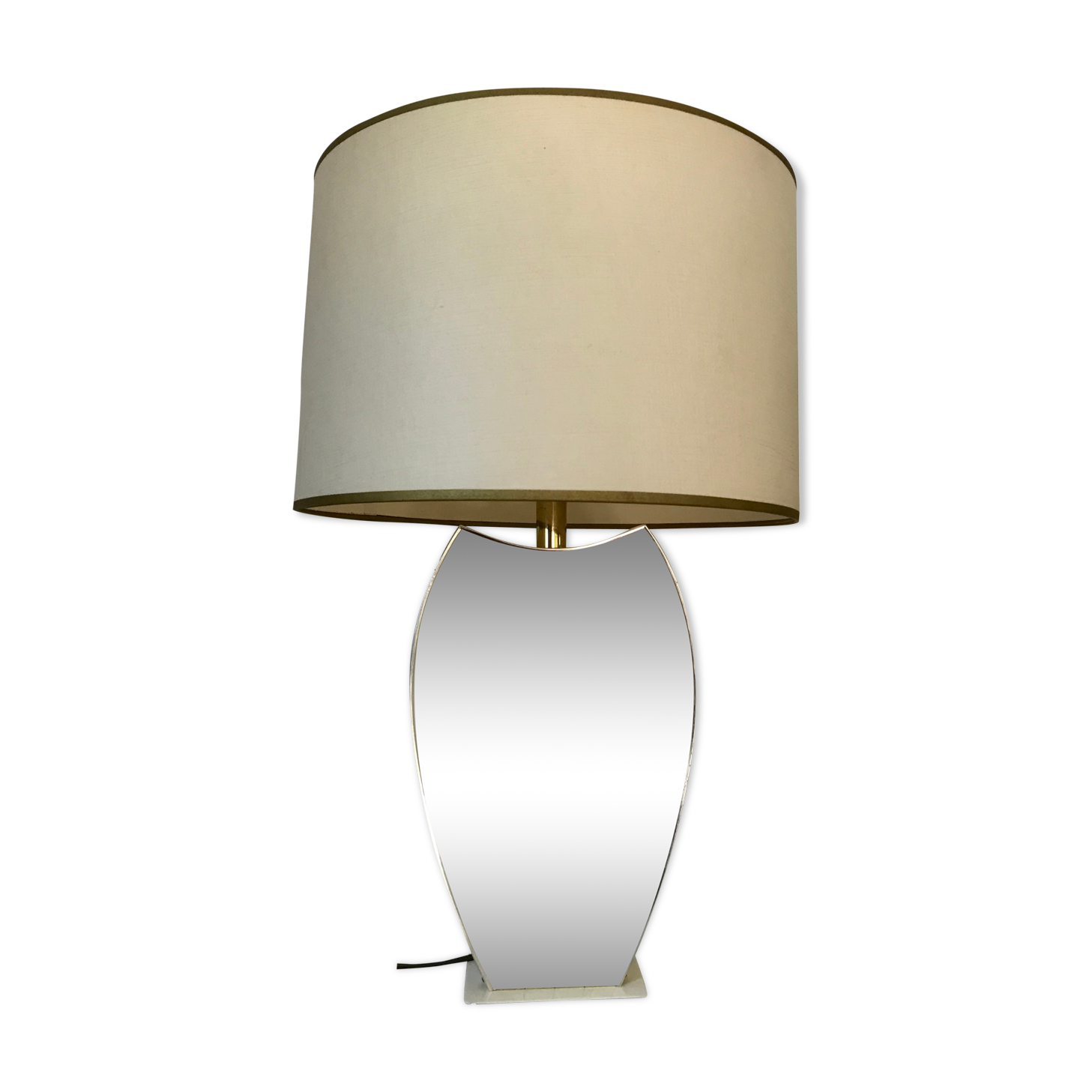 Lace-up and brass lamp