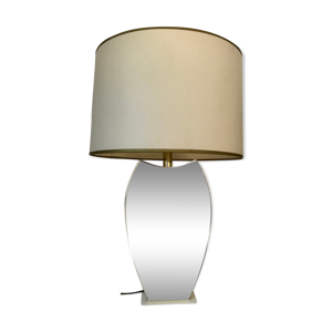 lampe laquée et laiton