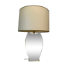 Lace-up and brass lamp