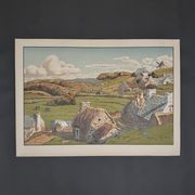 Lithographie par Henri Rivière Les Aspects de la Nature - Le Vallon