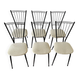 Set of Colette Gueden style chairs
