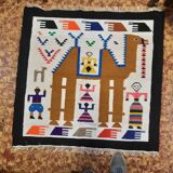 Kilim ethnic carpet, 89 cm