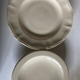 Product BHV Plate mounted cakes in ivory faience 1950 neo classic
