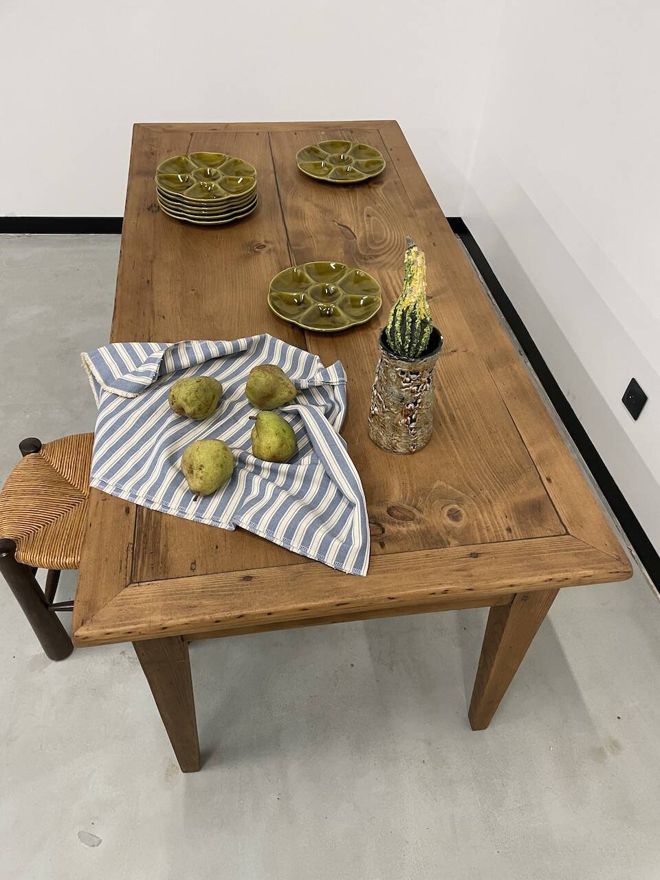 Pine farm table 165 cm