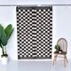 Tapis marocain vintage à carreaux 4x7 138x208 cm SK 241966