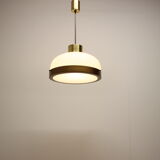 Mid-century glass chandelier/kamenicky senov, 1970's