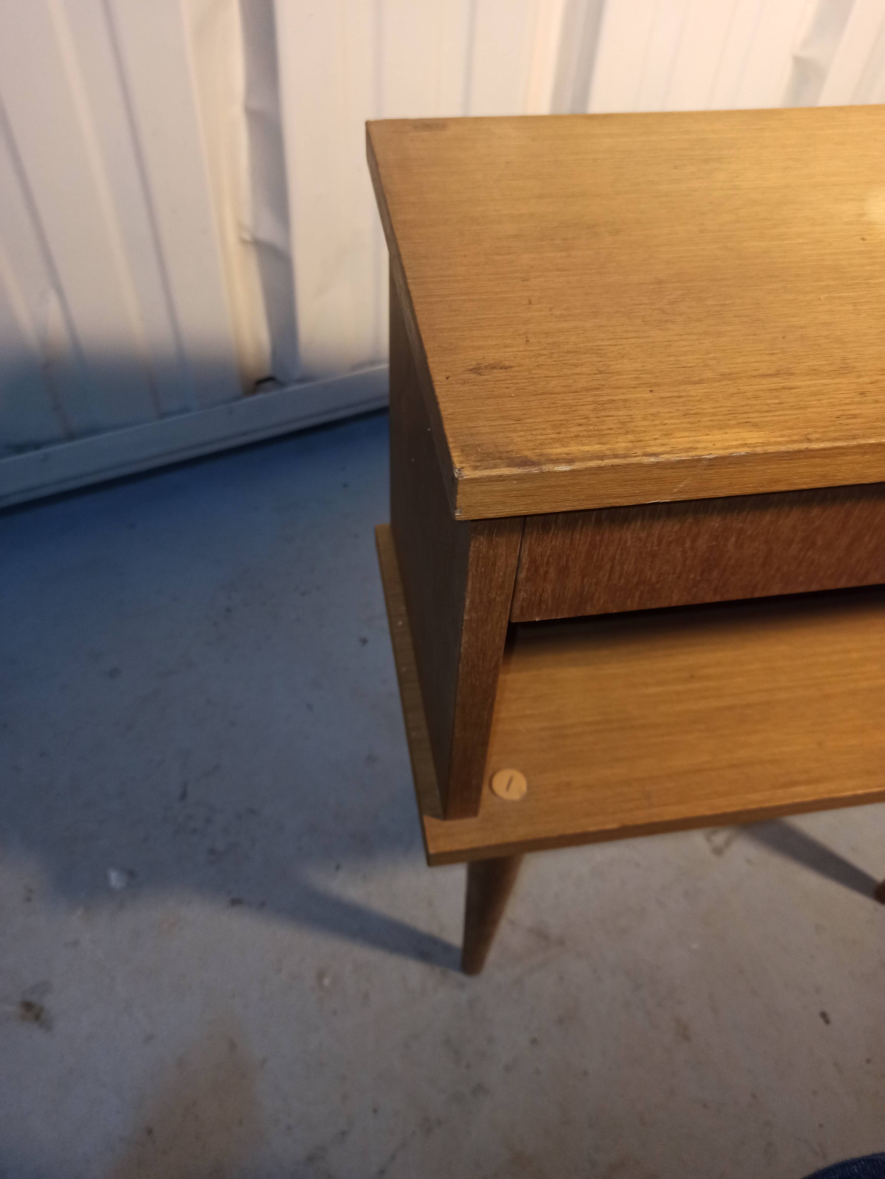 Bedside table from the 50s-60s a drawer