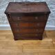 Commode /coffret célibataire acajou style néo géorgien