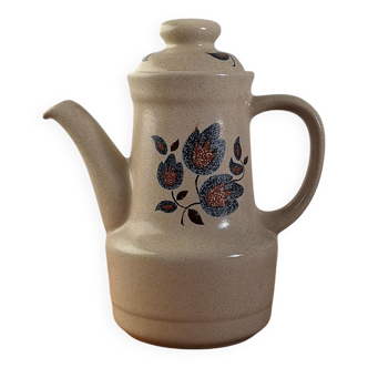 Saint Amand Sologne enamelled stoneware coffee pot