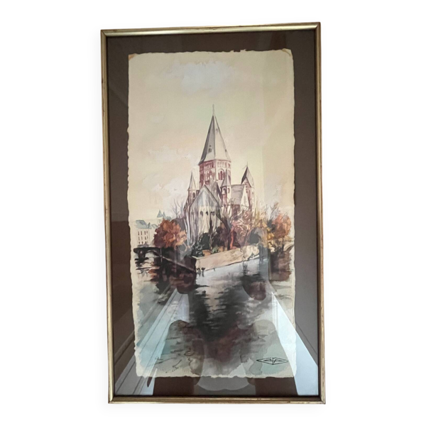 Tableau : Aquarelle - Metz
