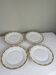 4 Art Deco dinner plates