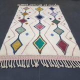 White Beni Ourain rug 150/250cm