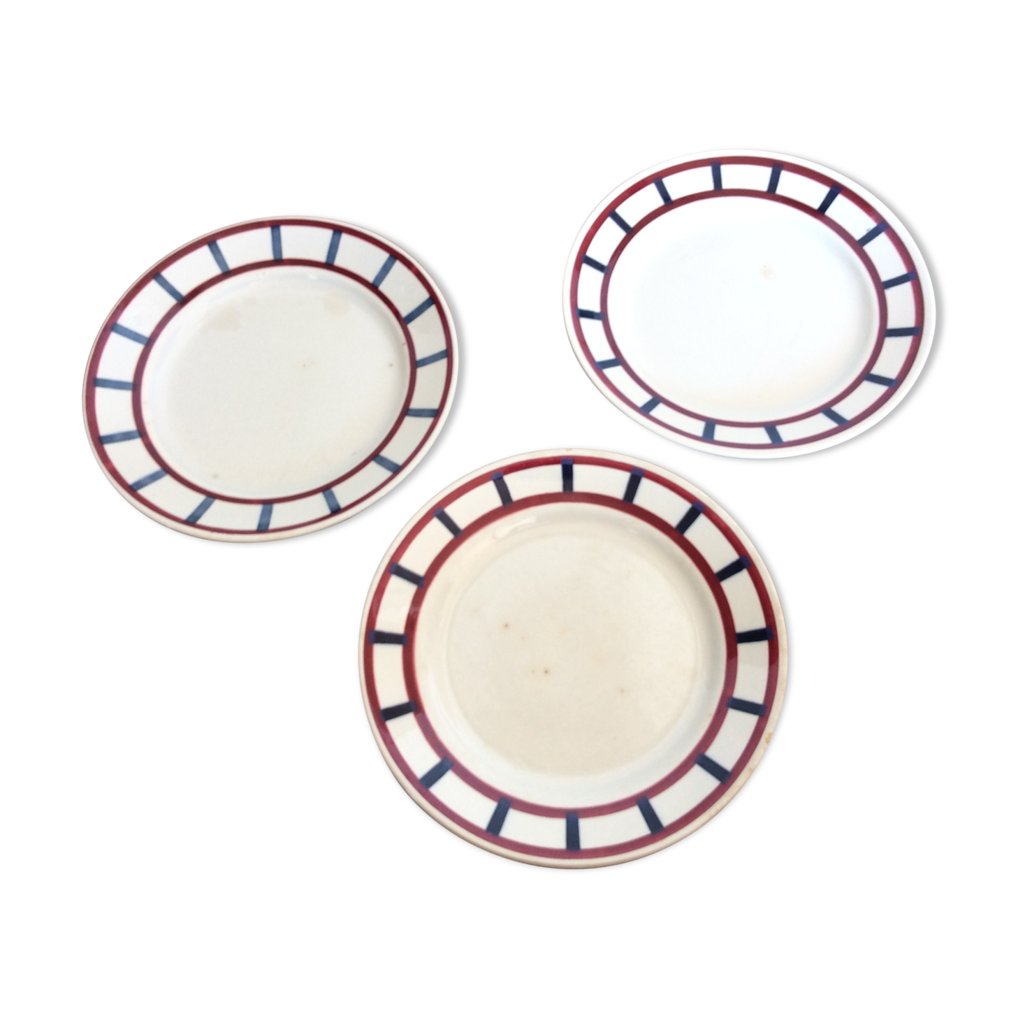3 plates basque décor