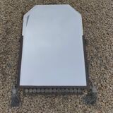 Art Deco wrought iron mirror 70x52cm
