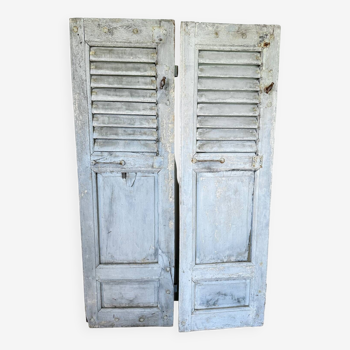 Old pair of wooden shutters