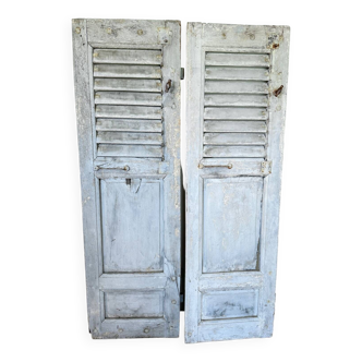 Old pair of wooden shutters