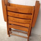 Teak folding chairs