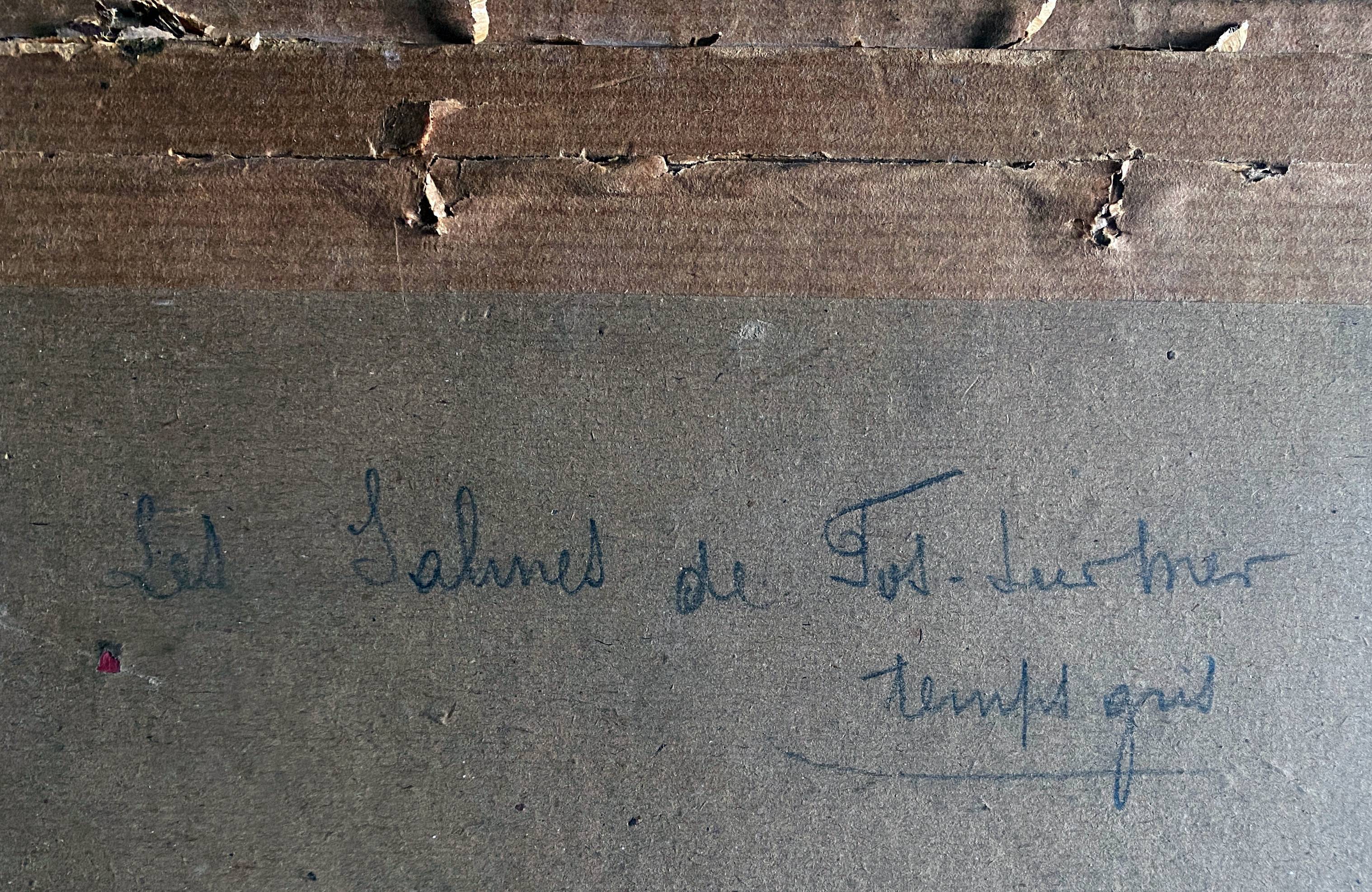 HSP painting "Salt pans at Fos-sur-mer" by Abel GAY (1877-1961)