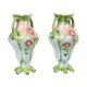 French Art Nouveau Majolica Earthenware Vases ca. 1900