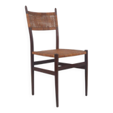 Teak and rattan chair, 1960s