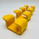 Yellow plastic hooks, design A. Rossari, Gedy edition.