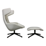 Set of  Lounge Chair and Ottoman By Alfredo Haberli for Moroso