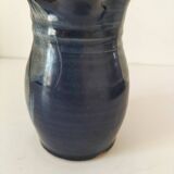 Stoneware pitcher Saint-Père, deep blue nuanced glaze